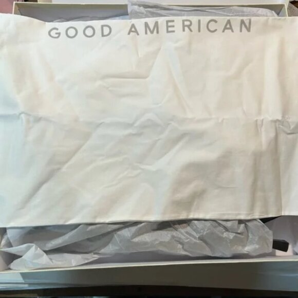 Good American Carla Over the Knee Boot NIB NEW Black - Picture 14 of 14